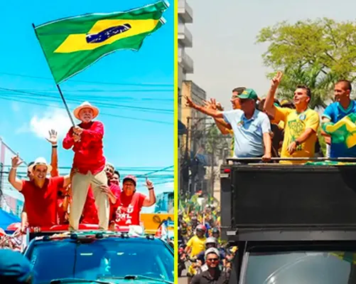 Lula faz comício em Natal e Flávio participa de moto-carreata no Rio
