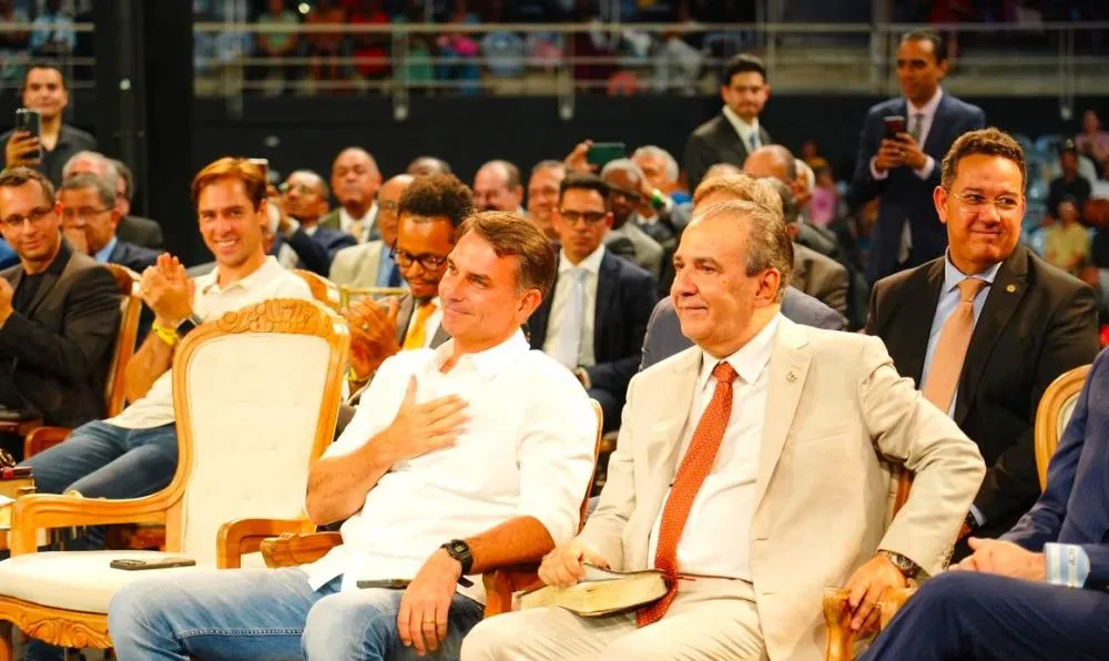 Candidato do PL fez críticas ao presidente Lula e promessas econômicas