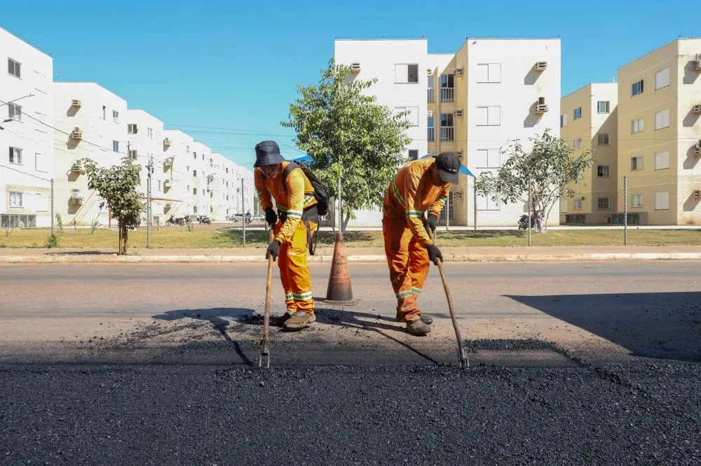 Costa Verde, Jardim Marangá, Figueirinha, Vila Arthur e Santa Cecília recebem manutenção viária nesta segunda-feira